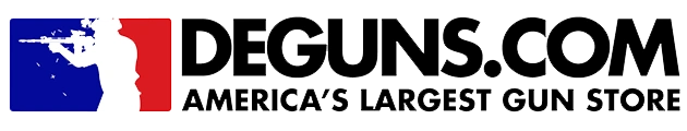 DEguns black text logo