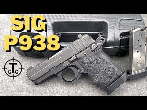 Sig Sauer P938 Brg Micro Compact Sao 9mm Pistol