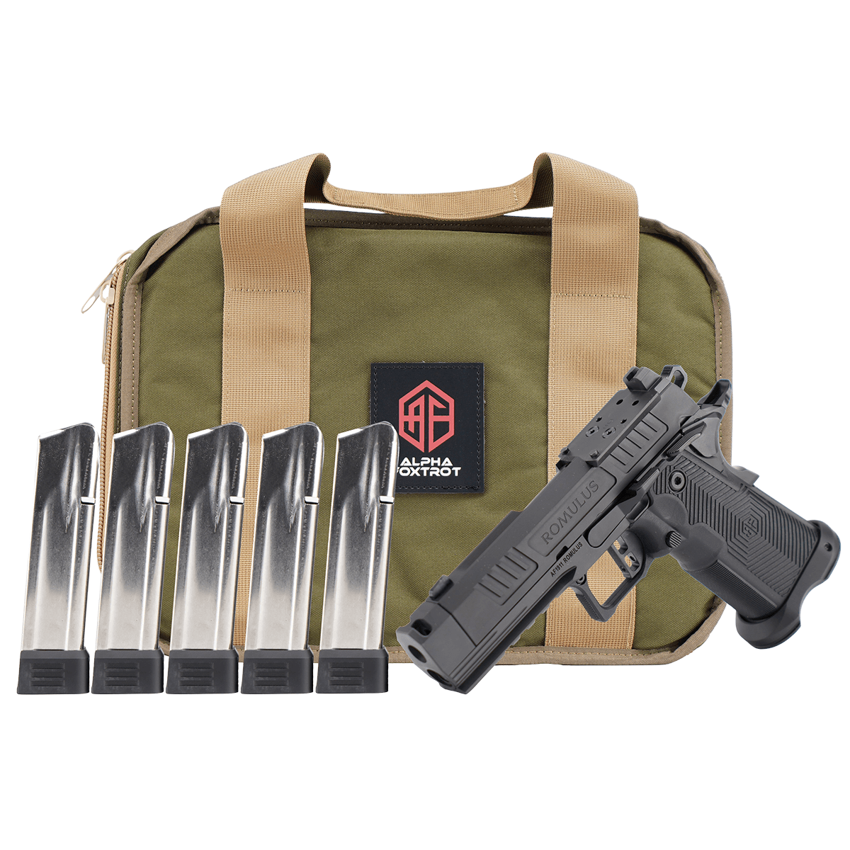 Alpha Foxtrot AA39X1QIG-XDBK20-PROM AF1911 Romulus Promo Compact Frame 9mm Luger 20+1 3.50" Barrel Alpha Foxtrot AA39X1QIG-XDBK20-PROM AF1911 Romulus Promo Compact Frame 9mm Luger 20+1 3.50" Barrel