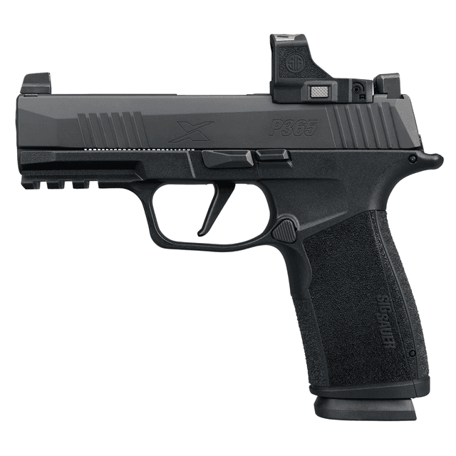 Sig Sauer 365XCA9BXR3PRS P365 XMacro w/Optic Compact 9mm Luger 17+1 3.70" Black Nitron Stainless Steel Slide Sig Sauer 365XCA9BXR3PRS P365 XMacro w/Optic Compact 9mm Luger 17+1 3.70" Black Nitron Stainless Steel Slide