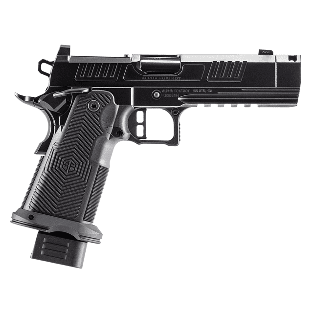 Alpha Foxtrot AA39X1CIF-PDBK19 AF1911 Romulus 9mm Luger 20+1 4.25" Black Pressed Compensator Barrel, Polished Alpha Foxtrot AA39X1CIF-PDBK19 AF1911 Romulus 9mm Luger 20+1 4.25" Black Pressed Compensator Barrel, Polished