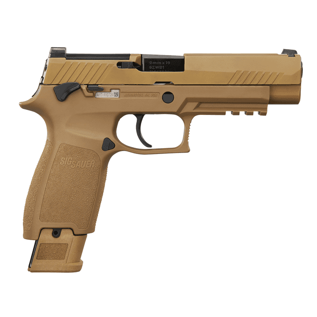 Sig Sauer M179CSSMSMA M17 *MA Compliant Full Size 9mm Luger 10+1 4.70" Coyote PVD Stainless Steel Optic Ready Sig Sauer M179CSSMSMA M17 *MA Compliant Full Size 9mm Luger 10+1 4.70" Coyote PVD Stainless Steel Optic Ready