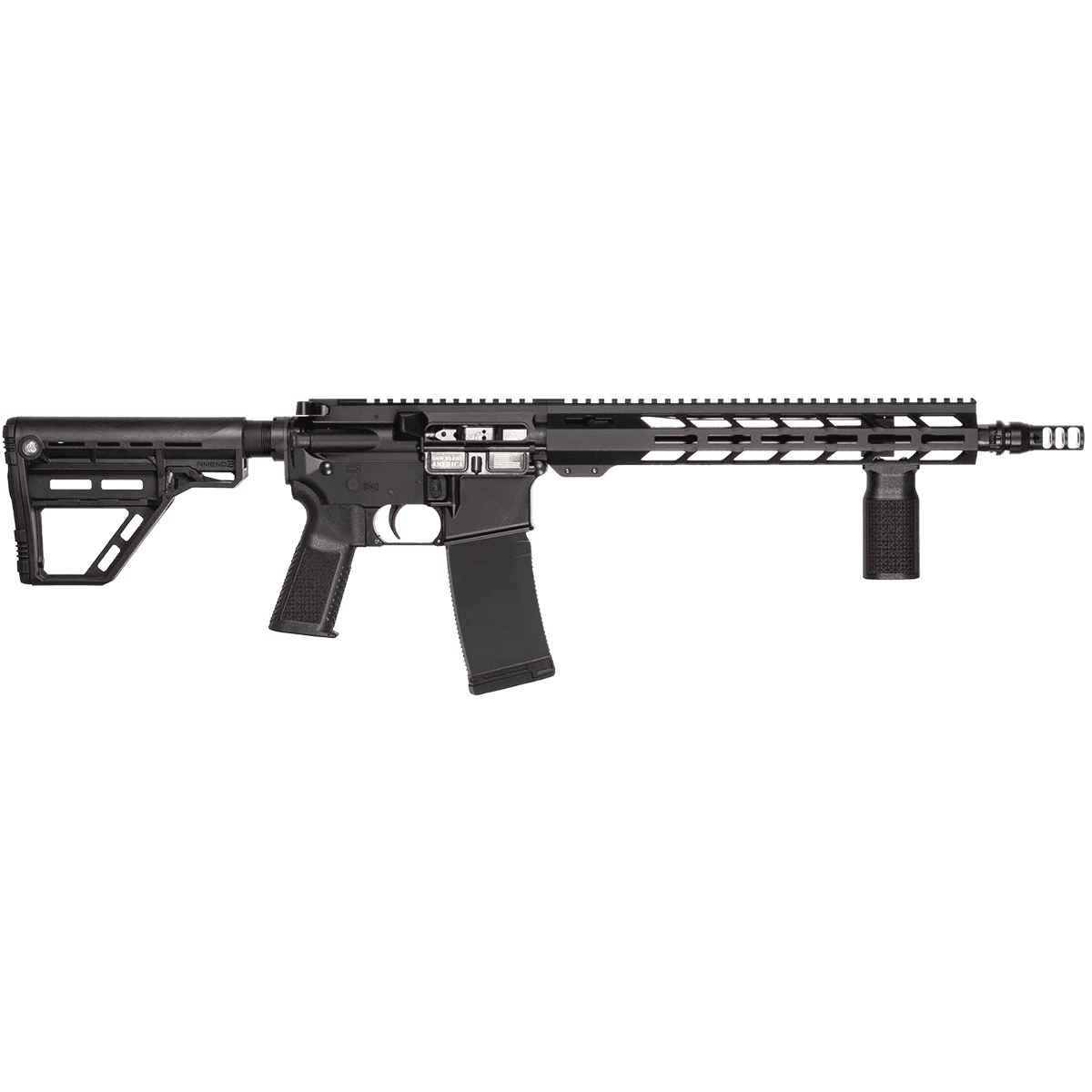 Patriot Ordnance Factory 02548 P-15 Base SMU 300 Blackout 30+1 13.75" Black Nitride Match Grade Barrel Patriot Ordnance Factory 02548 P-15 Base SMU 300 Blackout 30+1 13.75" Black Nitride Match Grade Barrel