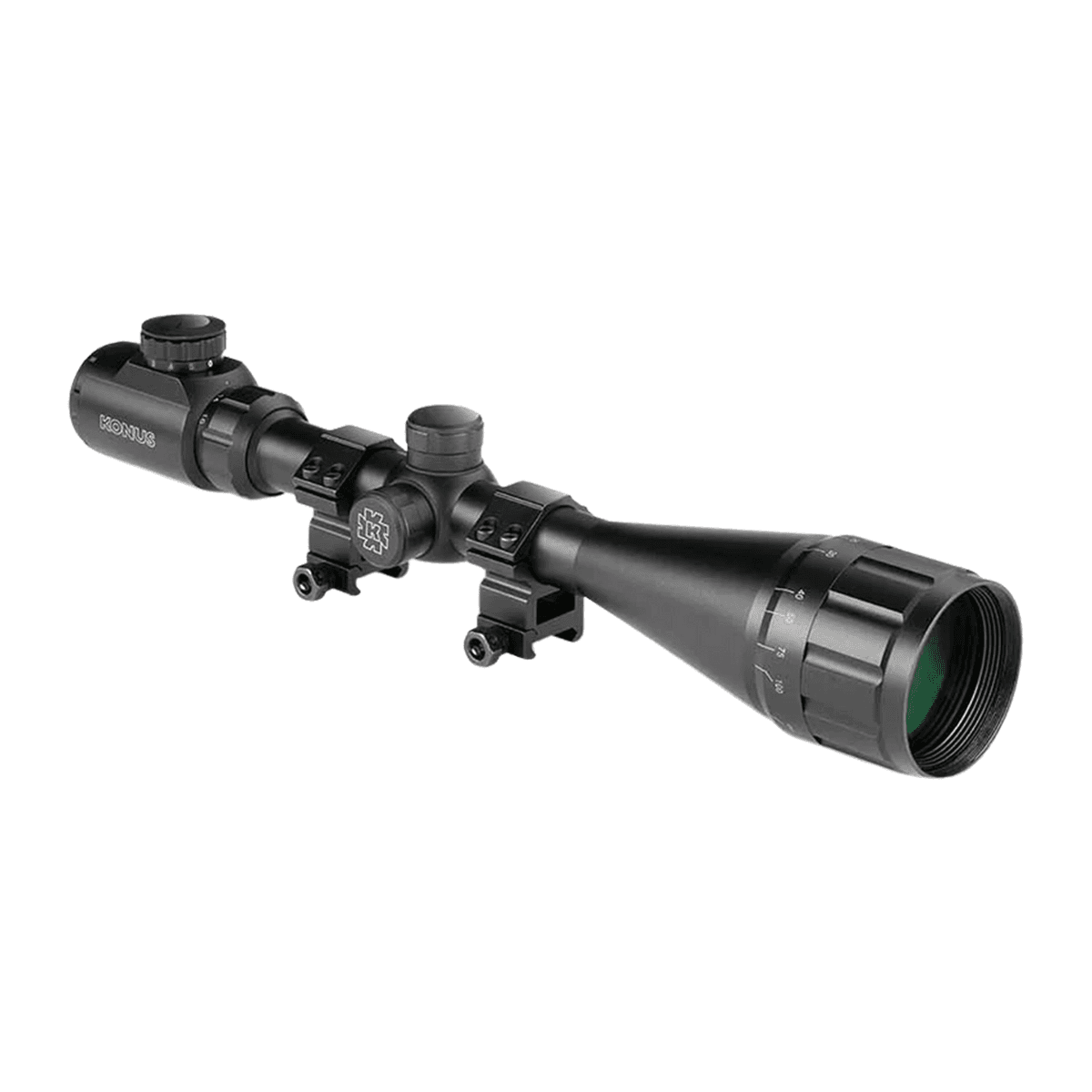 Konus 7349 Fighter 4-16x50mm Illuminated BDC Reticle, Includes Rings Konus 7349 Fighter 4-16x50mm Illuminated BDC Reticle, Includes Rings