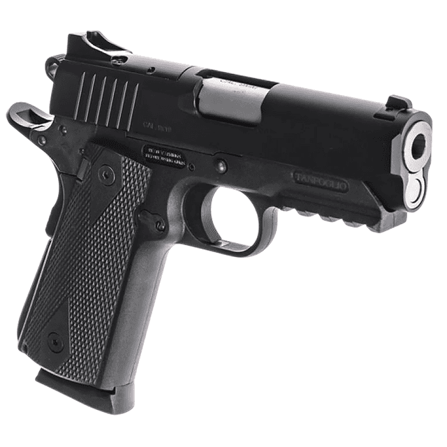 Tanfoglio TFPUGIO9OR Pugio Compact 9mm Luger 10+1 3.54" Stainless Bull Barrel, Black Steel Optic Ready Tanfoglio TFPUGIO9OR Pugio Compact 9mm Luger 10+1 3.54" Stainless Bull Barrel, Black Steel Optic Ready