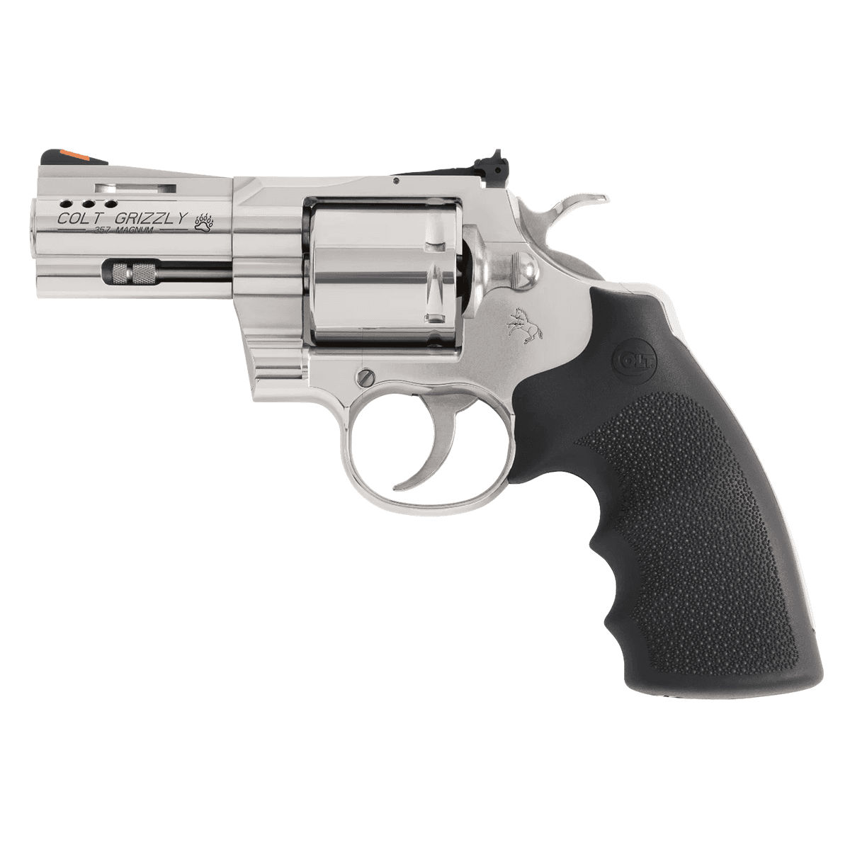 Colt Mfg GRIZZLYSP3RTS Grizzly 357 Mag 6 Shot 3" Stainless Ported Vent Rib Barrel, Stainless Unfluted Cylinder Colt Mfg GRIZZLYSP3RTS Grizzly 357 Mag 6 Shot 3" Stainless Ported Vent Rib Barrel, Stainless Unfluted Cylinder
