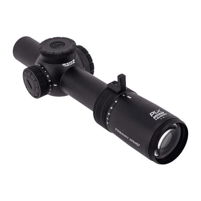 Primary Arms Optics 610202 PLx Black Hardcoat Anodized 1-8x24mm Illuminated MRAD Red ACSS NOVA Reticle Primary Arms Optics 610202 PLx Black Hardcoat Anodized 1-8x24mm Illuminated MRAD Red ACSS NOVA Reticle