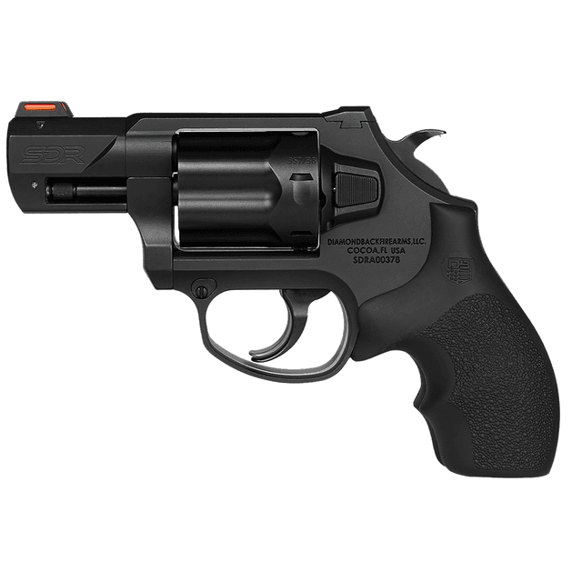 Diamondback DB0700S001 SDR Small 357 Mag/38 Special +P 6 Shot 2" Black Nitride Stainless Steel Barrel, Cylinder & Frame Diamondback DB0700S001 SDR Small 357 Mag/38 Special +P 6 Shot 2" Black Nitride Stainless Steel Barrel, Cylinder & Frame