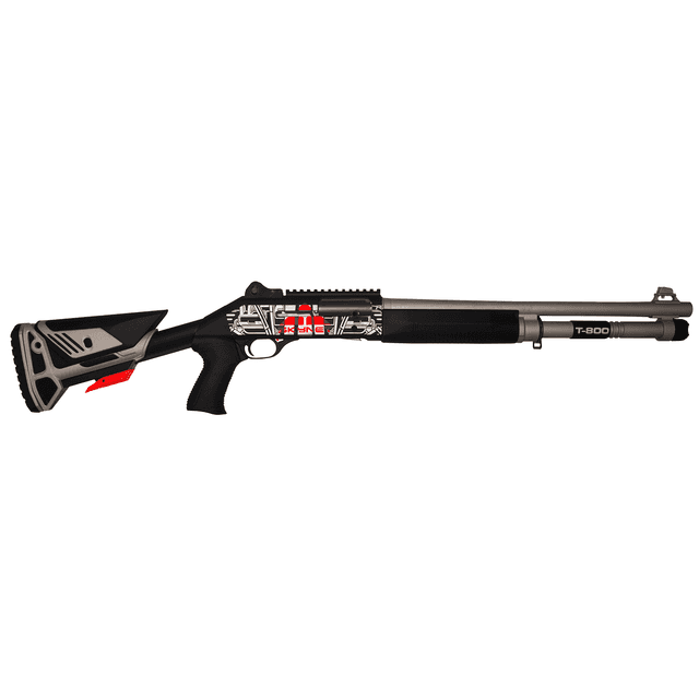 MAC 21000154AA1 1014 Judgement Day 12 Gauge Semi-Auto 3" 5+1 18.50" Anodized Steel Barrel, Black/Gray Anodized Receiver w/Red MAC 21000154AA1 1014 Judgement Day 12 Gauge Semi-Auto 3" 5+1 18.50" Anodized Steel Barrel, Black/Gray Anodized Receiver w/Red