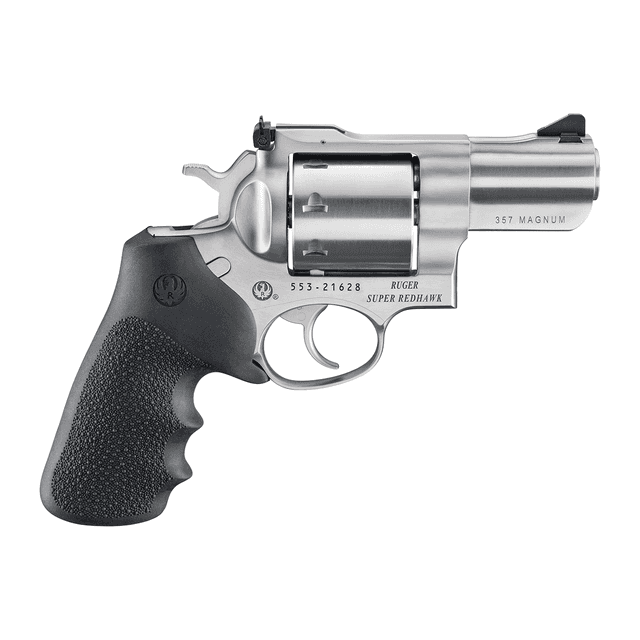 Ruger Super Redhawk 357 Mag/38 Special 8 Shot 2.50" Stainless Cylinder, Satin Stainless Steel Barrel & Frame Ruger Super Redhawk 357 Mag/38 Special 8 Shot 2.50" Stainless Cylinder, Satin Stainless Steel Barrel & Frame