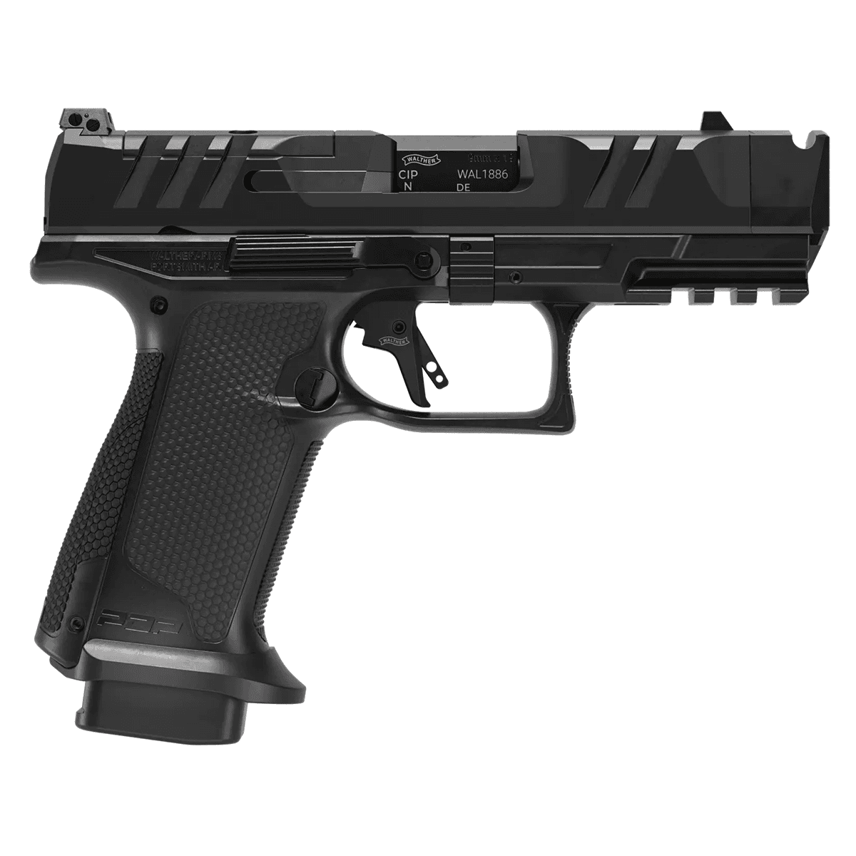 Walther Arms 4797050 PDP Pro X Sub-Compact Frame 9mm Luger 10+1 3.75" Black Barrel, Black Optic Ready Walther Arms 4797050 PDP Pro X Sub-Compact Frame 9mm Luger 10+1 3.75" Black Barrel, Black Optic Ready