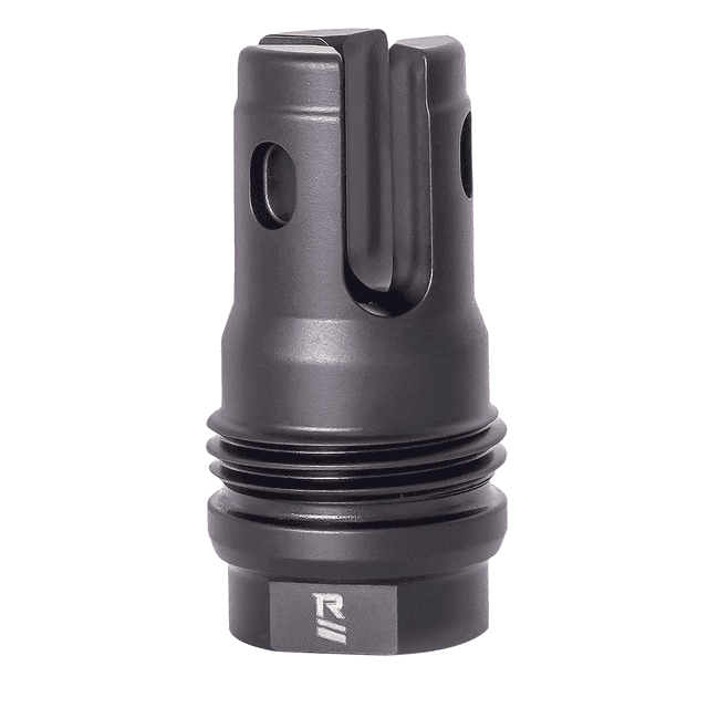 Rugged Suppressor FH007 R3 Flash Mitigation System Black with 9/16"-24 tpi Threads & 2.13" OAL for 7.62mm Radiant762, Surge762, Razor762 & Micro30 Suppressors Rugged Suppressor FH007 R3 Flash Mitigation System Black with 9/16"-24 tpi Threads & 2.13" OAL for 7.62mm Radiant762, Surge762, Razor762 & Micro30 Suppressors