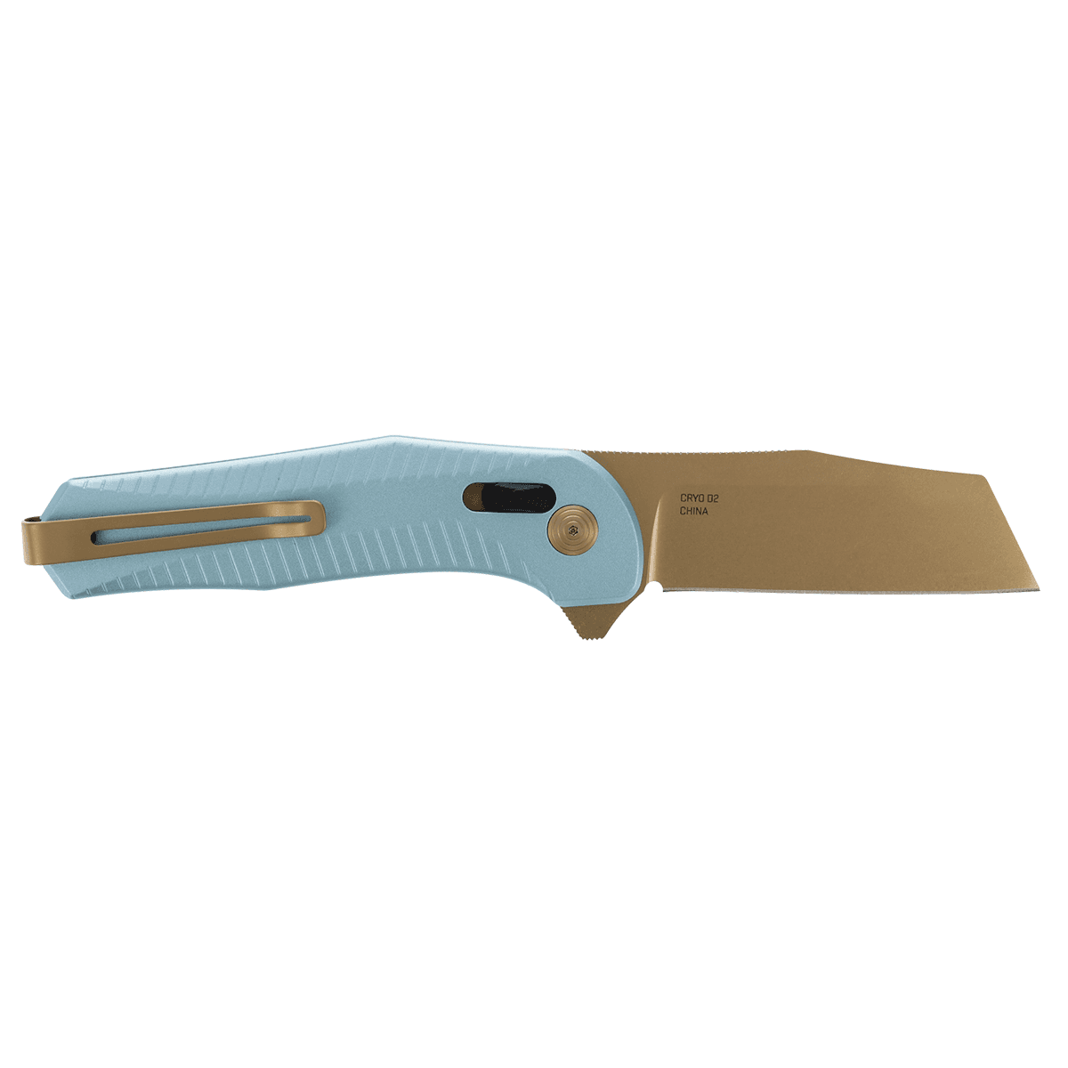 S.O.G SOG12020243 Diverge XR EDC 3" Folding Sheepsfoot Plain PVD D2 Steel Blade, Light Blue S.O.G SOG12020243 Diverge XR EDC 3" Folding Sheepsfoot Plain PVD D2 Steel Blade, Light Blue