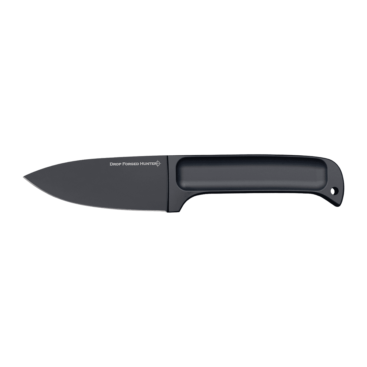 Cold Steel CS36MG Drop Forged Hunter 4" Fixed Drop Point Plain Black Matte Baked-On Anti Rust 52100 High Carbon Steel Blade Cold Steel CS36MG Drop Forged Hunter 4" Fixed Drop Point Plain Black Matte Baked-On Anti Rust 52100 High Carbon Steel Blade