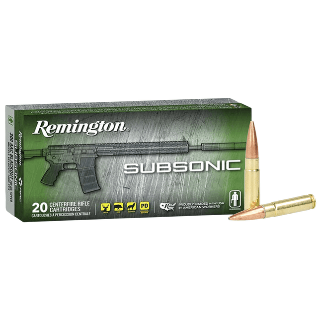 Remington Ammunition 28430 300Blackout 220gr Open Tip Flat Base 20 Per Box Remington Ammunition 28430 300Blackout 220gr Open Tip Flat Base 20 Per Box