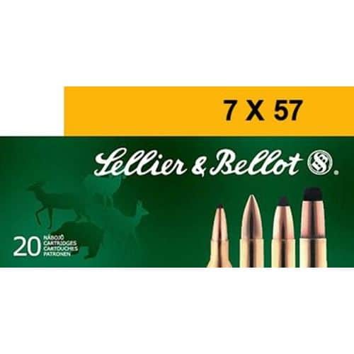Sellier & Bellot 7x57mm Mauser Full Metal Jacket 140gr SB757A Sellier & Bellot 7x57mm Mauser Full Metal Jacket 140gr SB757A