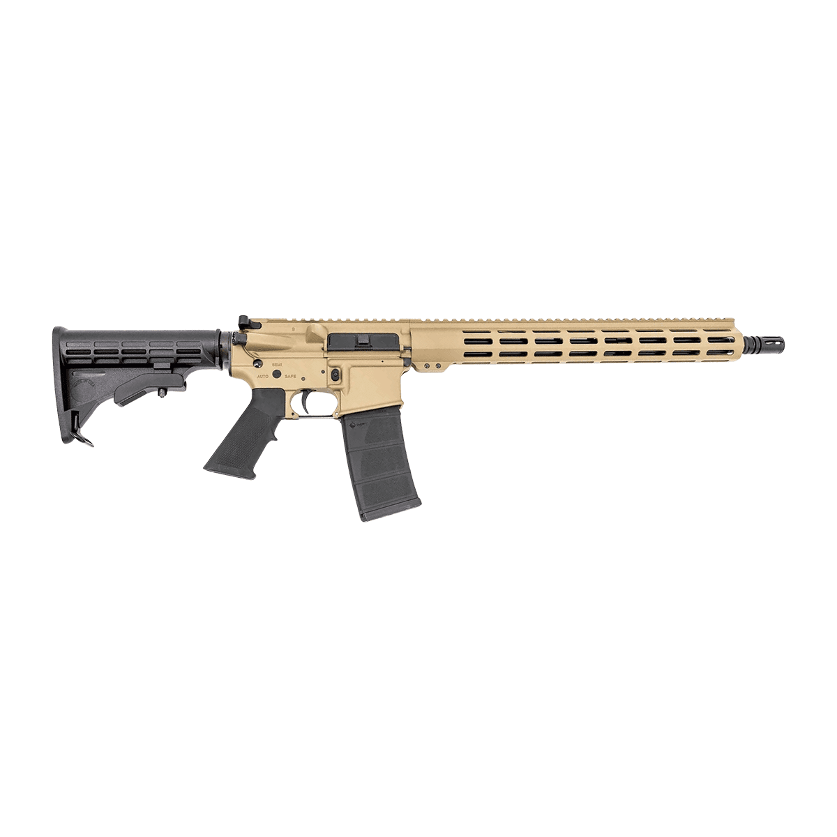 Andro Corp Industries 55616BBFDE ACI-15 Bravo 5.56 NATO 30+1 16" Black Nitride Threaded Barrel, Flat Dark Earth Andro Corp Industries 55616BBFDE ACI-15 Bravo 5.56 NATO 30+1 16" Black Nitride Threaded Barrel, Flat Dark Earth