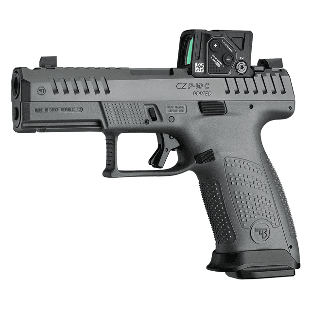 CZ-USA 91582 P-10 C Compact 9mm Luger 15+1 4" Black Nitride Integral Compensator Barrel CZ-USA 91582 P-10 C Compact 9mm Luger 15+1 4" Black Nitride Integral Compensator Barrel