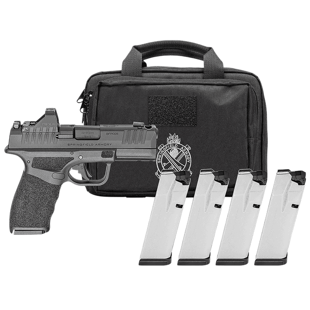 Springfield Armory HCP9379BOSPCACOMPPAC Hellcat Pro OSP Gear Pac *CA Compliant Compact 9mm Luger 10+1 3.70" Black Springfield Armory HCP9379BOSPCACOMPPAC Hellcat Pro OSP Gear Pac *CA Compliant Compact 9mm Luger 10+1 3.70" Black