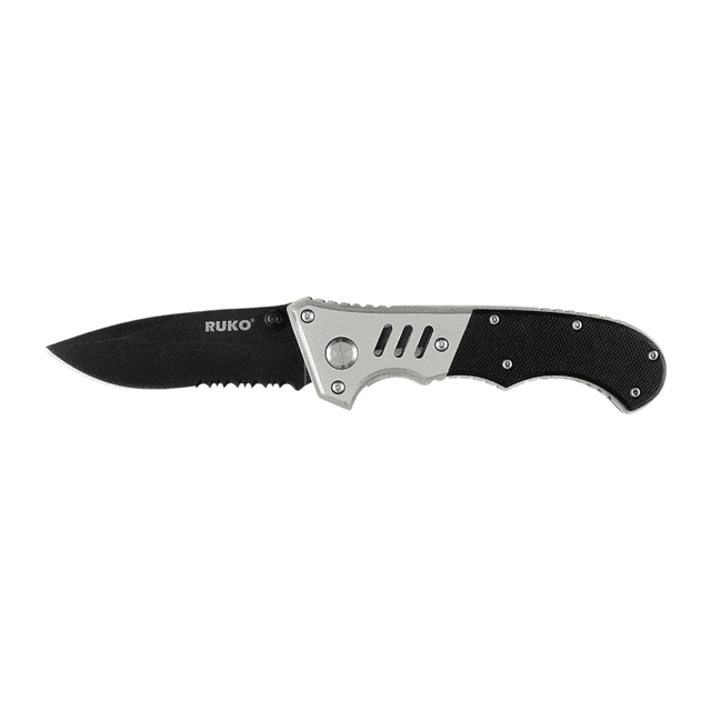 Ruko Knives RUK0128SET Tactical 3.50" Folding 420 Stainless Steel Blade, Pakkawood Handle, Clamshell Pkg Ruko Knives RUK0128SET Tactical 3.50" Folding 420 Stainless Steel Blade, Pakkawood Handle, Clamshell Pkg