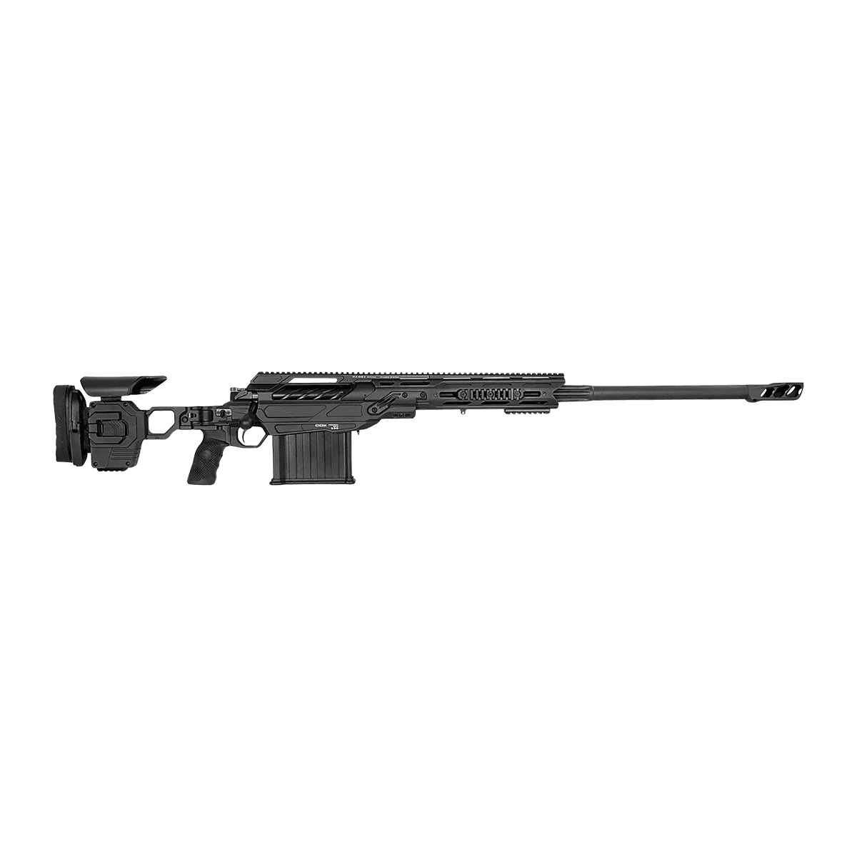 Cadex Inc CDX50DUAL5029BR40I2J5N CDX-50 Tremor 50 BMG 5+1 29" Black DLC Match Grade Threaded Barrel Cadex Inc CDX50DUAL5029BR40I2J5N CDX-50 Tremor 50 BMG 5+1 29" Black DLC Match Grade Threaded Barrel