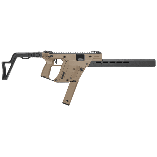 Kriss USA KV103CFD00 Vector CRB Gen3 10mm Auto 33+1 16" Black Nitride Threaded Barrel, Flat Dark Earth Kriss USA KV103CFD00 Vector CRB Gen3 10mm Auto 33+1 16" Black Nitride Threaded Barrel, Flat Dark Earth