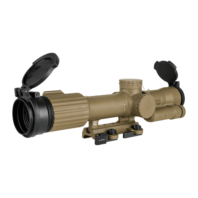 Trijicon 2400025 VCOG Cerakote Flat Dark Earth 1-8x 28mm Illuminated LED Red Dot MRAD Segmented Circle Enhanced Reticle Trijicon 2400025 VCOG Cerakote Flat Dark Earth 1-8x 28mm Illuminated LED Red Dot MRAD Segmented Circle Enhanced Reticle