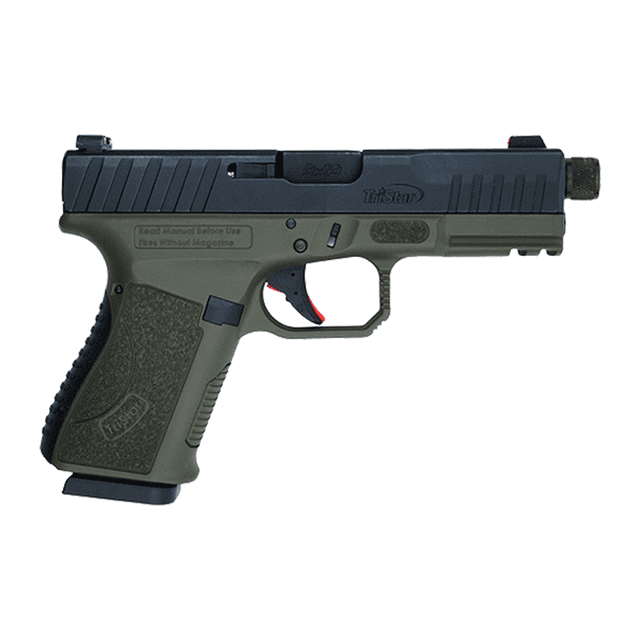 TriStar 85786 Apoc Pro 9mm Luger 15+1 4.50" Black Threaded Barrel, Black Cerakote Steel Optic Ready TriStar 85786 Apoc Pro 9mm Luger 15+1 4.50" Black Threaded Barrel, Black Cerakote Steel Optic Ready