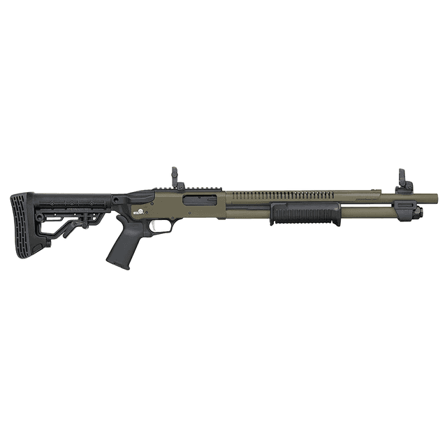Mossberg 50759 590R 12 Gauge Pump 3" 6+1 18.50" OD Green Cerakote Heat Shield Barrel Mossberg 50759 590R 12 Gauge Pump 3" 6+1 18.50" OD Green Cerakote Heat Shield Barrel
