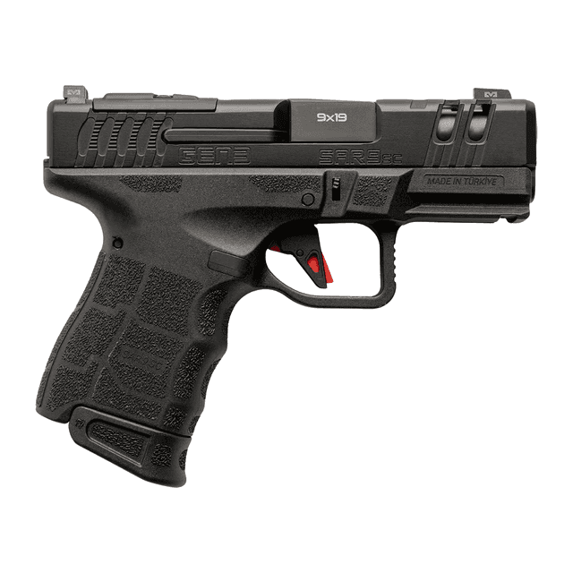 Sarsilmaz SAR9SCG3BL10 SAR9 Gen3 Sub-Compact 9mm Luger 10+1 3.30" Black Barrel, Black Steel Optic Cut Sarsilmaz SAR9SCG3BL10 SAR9 Gen3 Sub-Compact 9mm Luger 10+1 3.30" Black Barrel, Black Steel Optic Cut