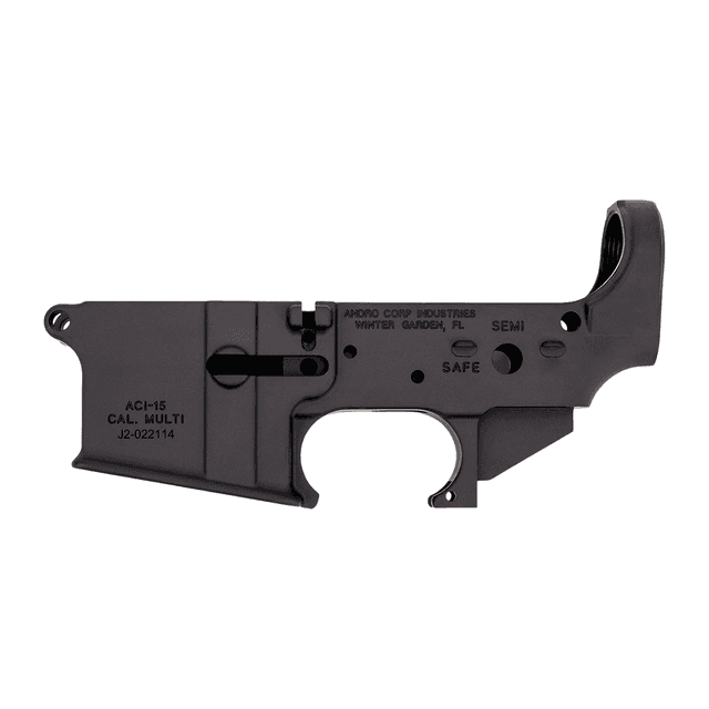 Andro Corp Industries LACI15S ACI-15 Multi Aluminum Black Anodized AR-15 Andro Corp Industries LACI15S ACI-15 Multi Aluminum Black Anodized AR-15