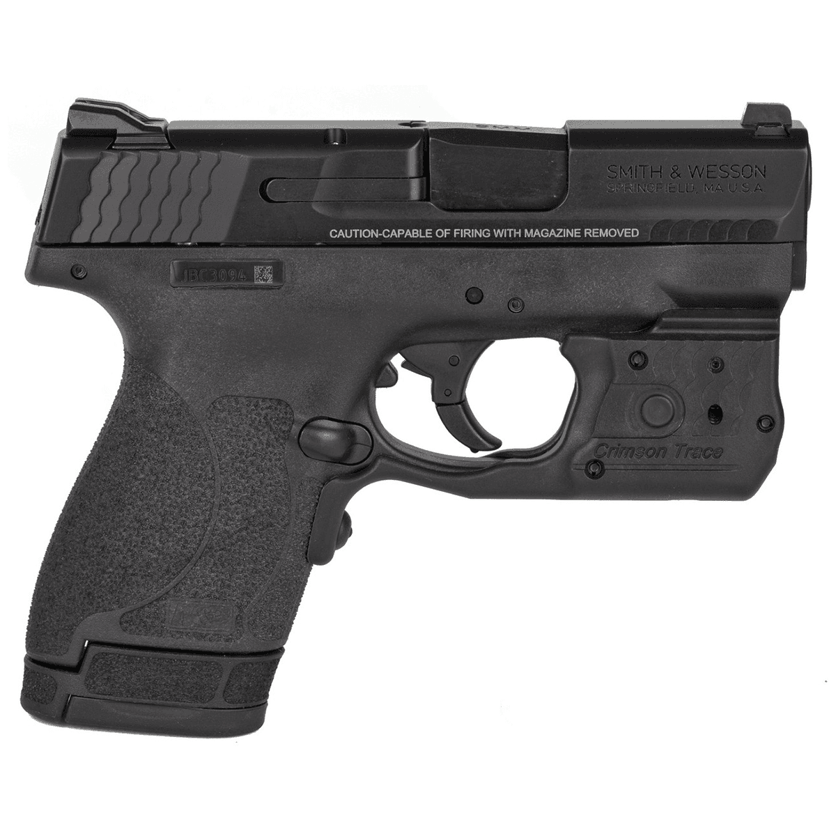 Smith & Wesson M&P9 Shield M2.0 9mm Pistol with Crimson Trace LaserGuard Pro Smith & Wesson M&P9 Shield M2.0 9mm Pistol with Crimson Trace LaserGuard Pro