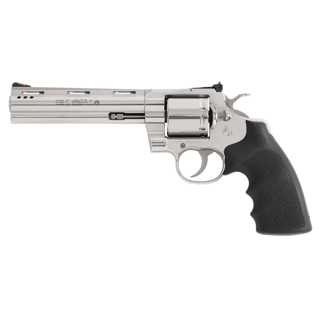 Colt Mfg GRIZZLYSP6RTS Grizzly 357 Mag 6 Shot 6" Stainless Ported Vent Rib Barrel, Stainless Unfluted Cylinder Colt Mfg GRIZZLYSP6RTS Grizzly 357 Mag 6 Shot 6" Stainless Ported Vent Rib Barrel, Stainless Unfluted Cylinder
