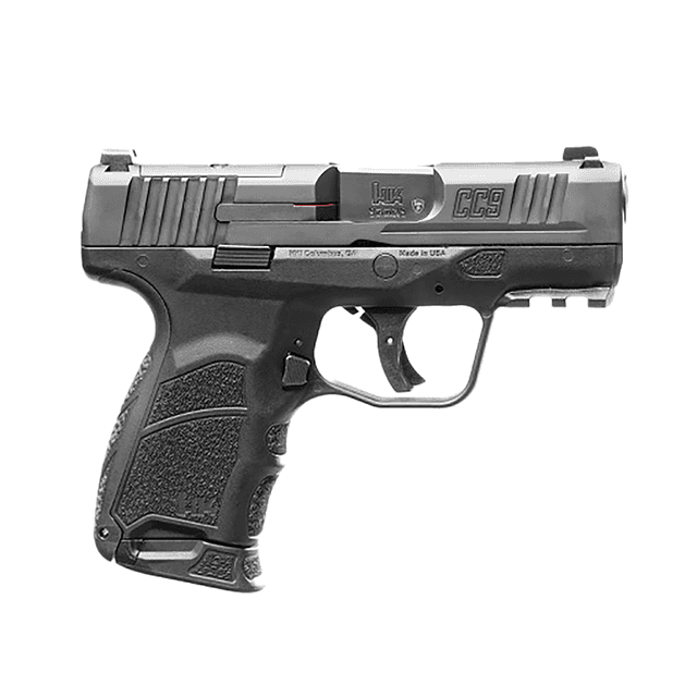 HK 81000551 CC9 Micro Compact 9mm Luger 10+1 3.32" Black Polygonal Rifled Barrel, Optic Ready HK 81000551 CC9 Micro Compact 9mm Luger 10+1 3.32" Black Polygonal Rifled Barrel, Optic Ready