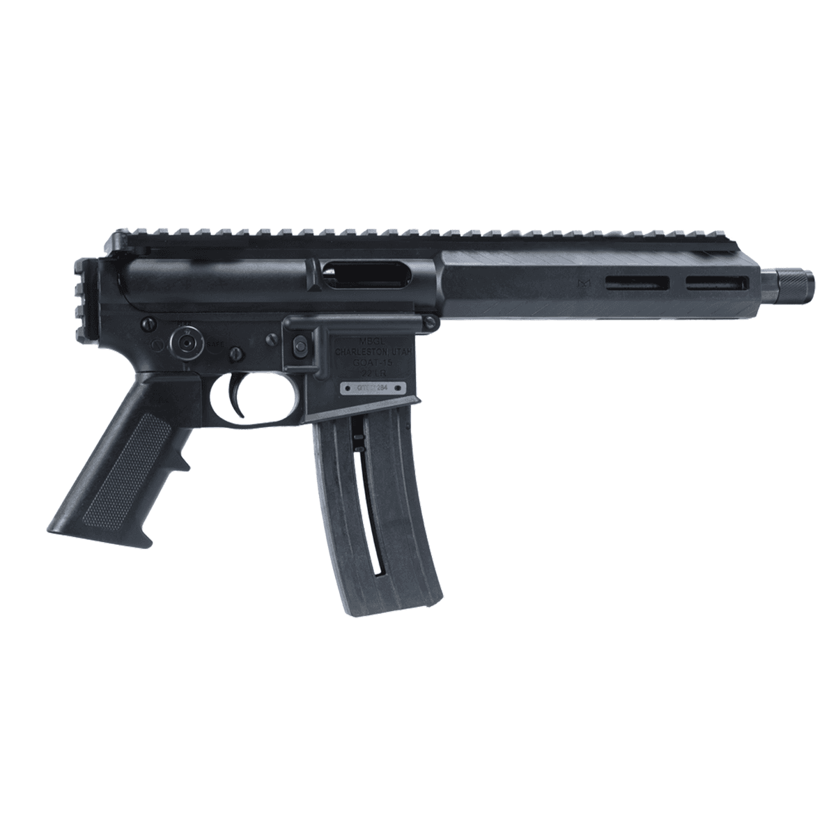 Mountain Bill Gun Lab MBGL-GOAT15-ATOM-1 Goat-15 Atom 22 LR 1 Shot 7.80" Black Oxide Threaded Barrel Mountain Bill Gun Lab MBGL-GOAT15-ATOM-1 Goat-15 Atom 22 LR 1 Shot 7.80" Black Oxide Threaded Barrel