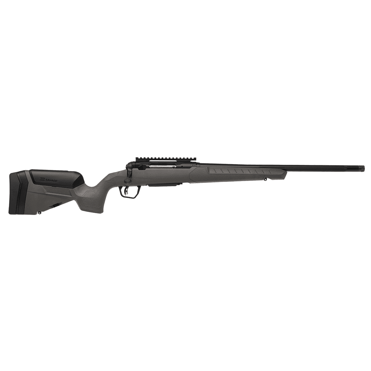 Savage Arms 32417 110 Trailblazer 6.5 PRC 2+1 22" Fluted Barrel, Flat Dark Gray Savage Arms 32417 110 Trailblazer 6.5 PRC 2+1 22" Fluted Barrel, Flat Dark Gray