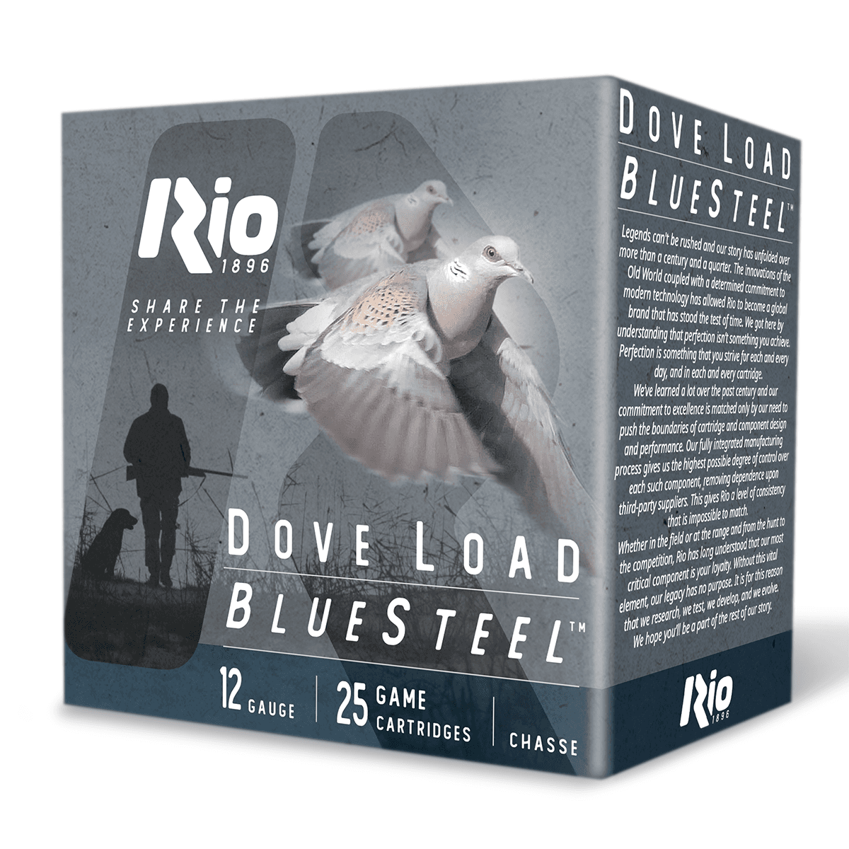 Rio Ammunition Dove Load Blue Steel 12 Gauge 2.75" 1oz 6 Shot 25 Per Box Rio Ammunition Dove Load Blue Steel 12 Gauge 2.75" 1oz 6 Shot 25 Per Box