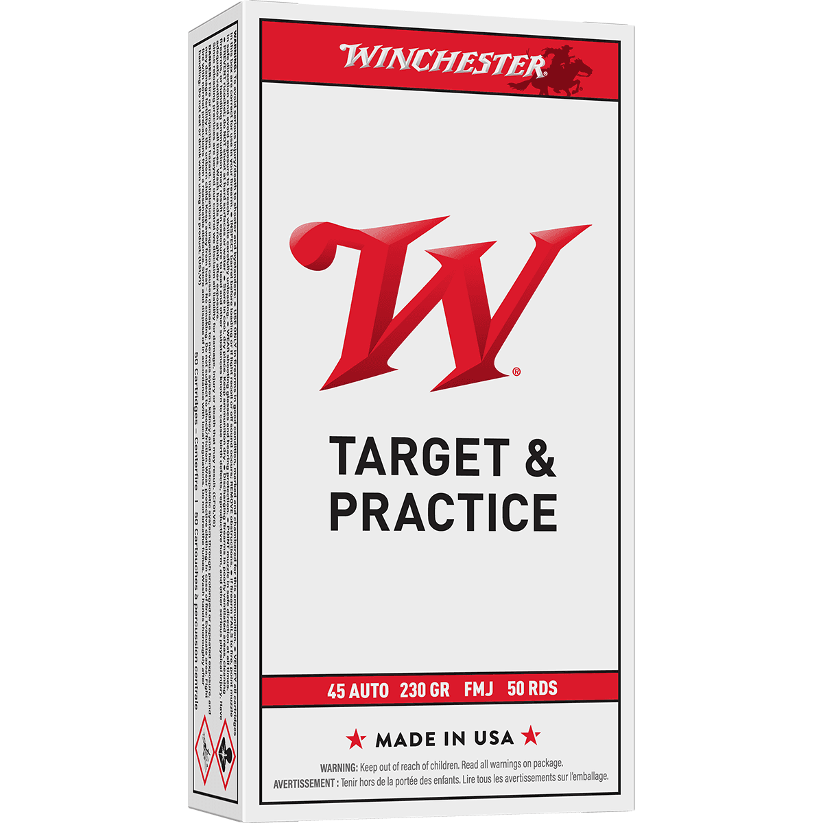 Winchester Ammo Q4170 USA 45ACP 230gr Full Metal Jacket 50 Per Box Winchester Ammo Q4170 USA 45ACP 230gr Full Metal Jacket 50 Per Box