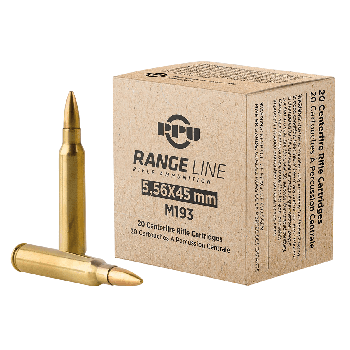 TR&Z PPR556 5.56mm 55gr Full Metal Jacket Boat Tail 20 Per Box TR&Z PPR556 5.56mm 55gr Full Metal Jacket Boat Tail 20 Per Box