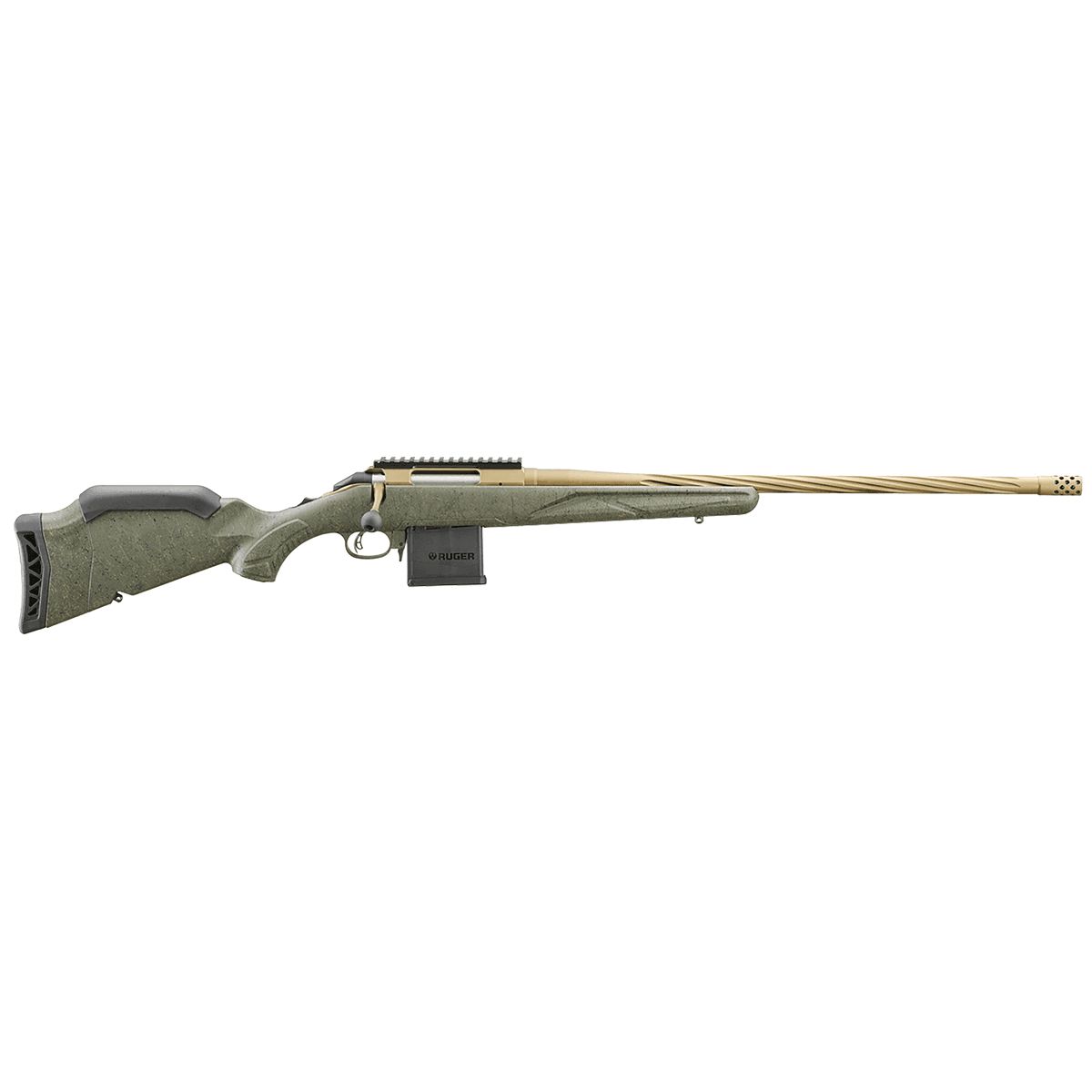 Ruger 46942 American II Predator Full Size 6.5 Grendel 10+1 22" Burnt Bronze/Green Splatter Ruger 46942 American II Predator Full Size 6.5 Grendel 10+1 22" Burnt Bronze/Green Splatter