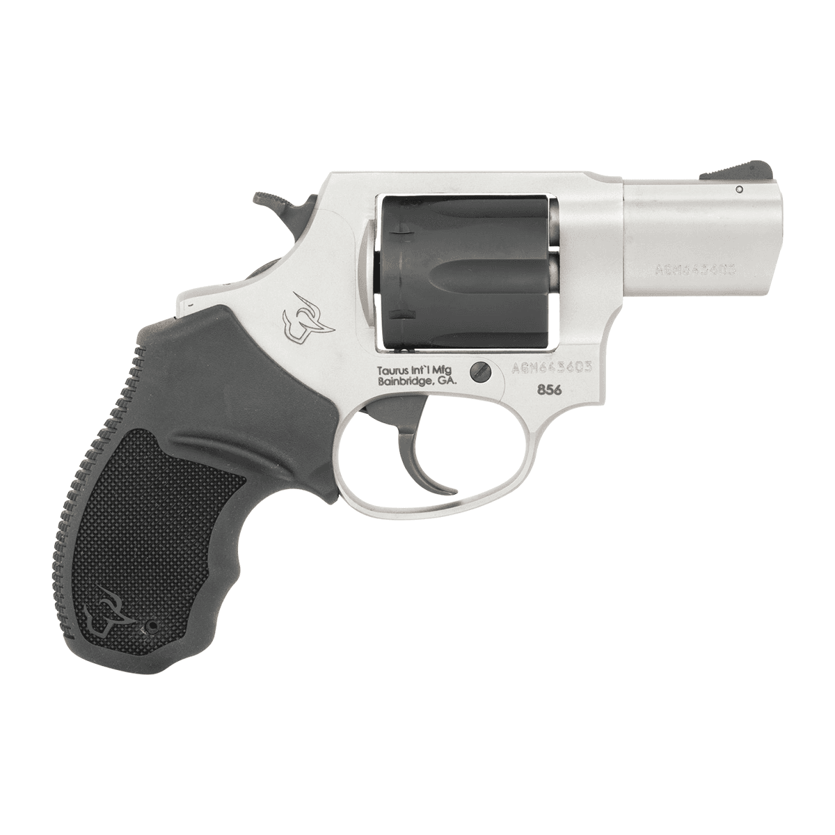 Taurus 2-85625 856 38 Special +P 6 Shot 2" Matte Stainless Barrel, Matte Black Cylinder Taurus 2-85625 856 38 Special +P 6 Shot 2" Matte Stainless Barrel, Matte Black Cylinder
