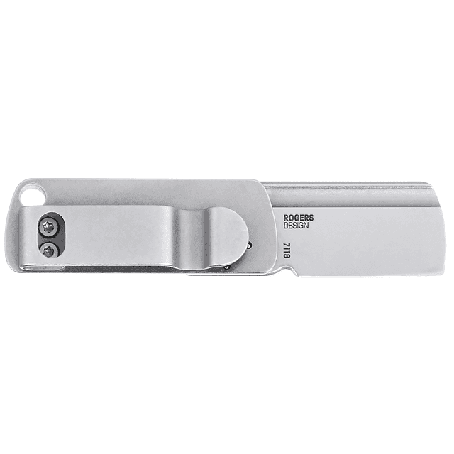 CRKT 7118 Box Key EDC 1.24" Folding Plain Stonewashed 12C27 Sandvik SS Blade, Stainless Steel Handle CRKT 7118 Box Key EDC 1.24" Folding Plain Stonewashed 12C27 Sandvik SS Blade, Stainless Steel Handle