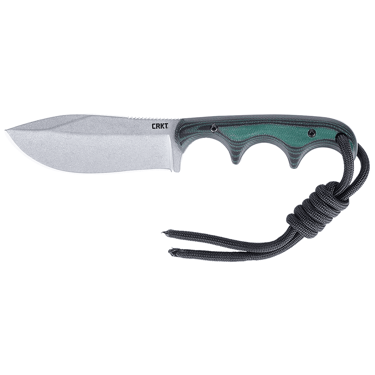 CRKT 2376 Minimalist Nessmuk Fixed Plain Stonewashed D2 Steel Blade, Green Micarta Handle CRKT 2376 Minimalist Nessmuk Fixed Plain Stonewashed D2 Steel Blade, Green Micarta Handle