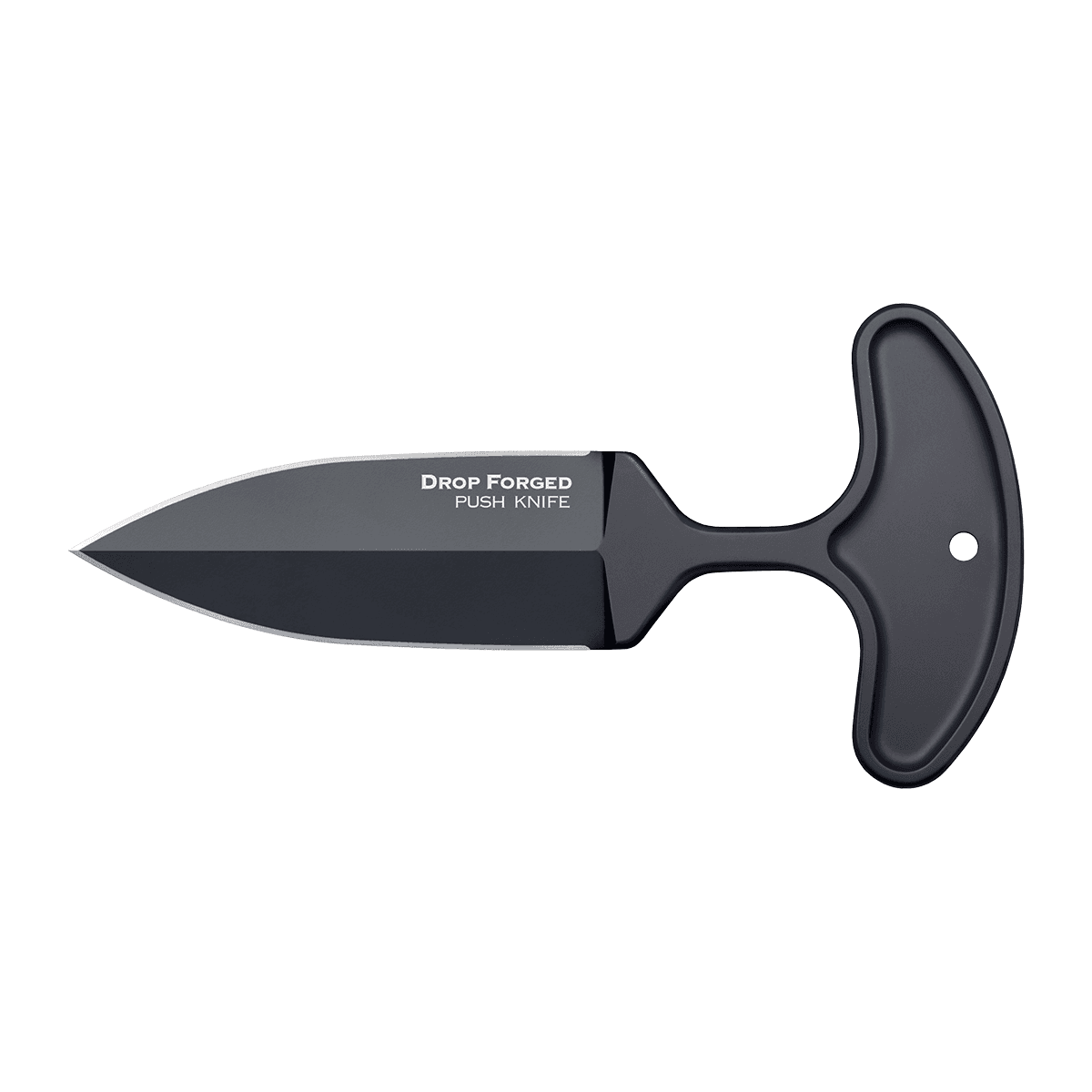Cold Steel CS36MJ Drop Forged Push Knife 4" Fixed Spear Point Plain Black Matte Baked-On Anti Rust 52100 High Carbon Steel Blade Cold Steel CS36MJ Drop Forged Push Knife 4" Fixed Spear Point Plain Black Matte Baked-On Anti Rust 52100 High Carbon Steel Blade