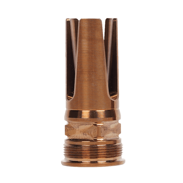 Q LLC ACCFH5/8248.6 Flash Hider 8.6 Blackout Steel 5/8"x24 Threads 2.13" OAL Q LLC ACCFH5/8248.6 Flash Hider 8.6 Blackout Steel 5/8"x24 Threads 2.13" OAL