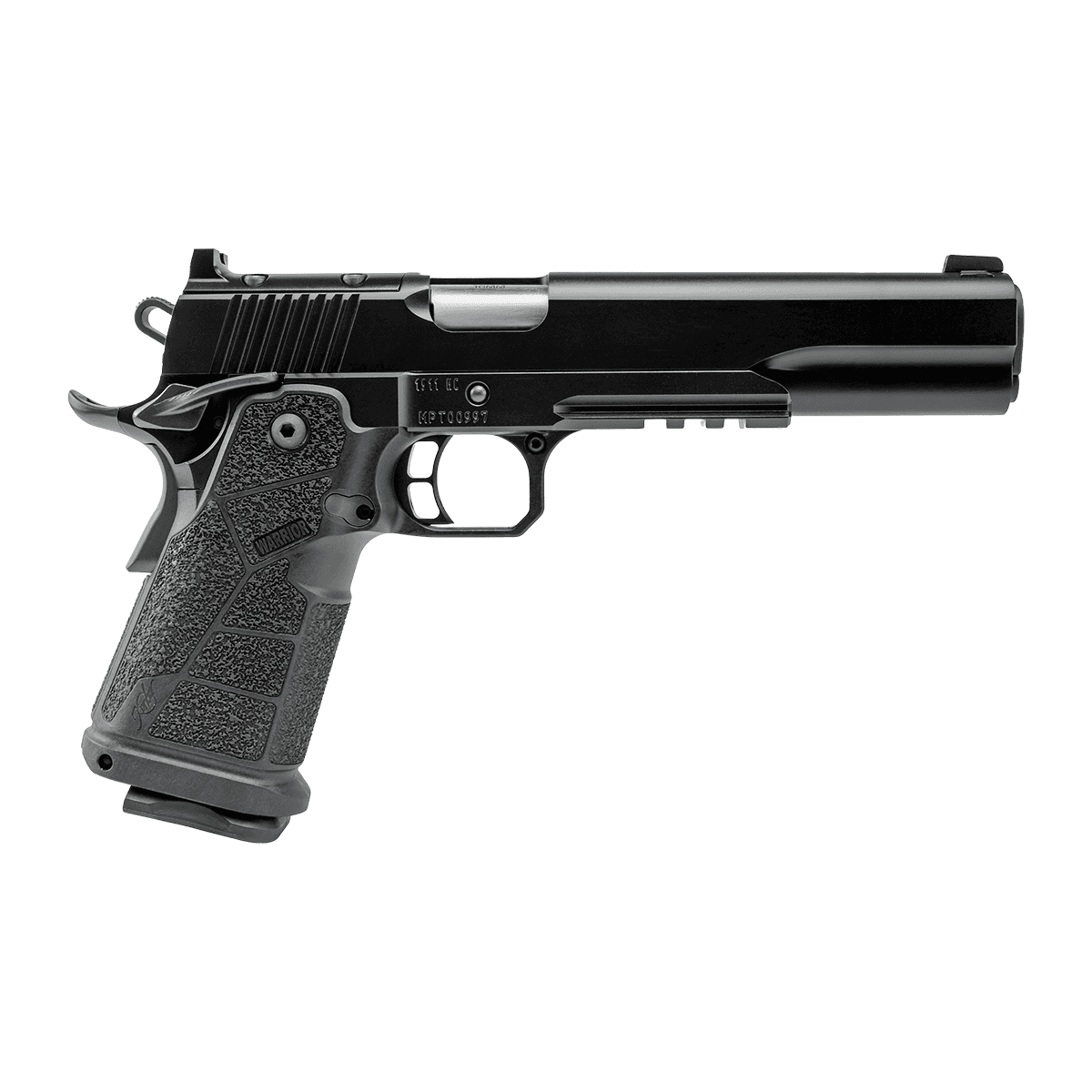 Kimber Mfg, Inc 3600304 DS Warrior 10mm Auto 18+1 6" Matte Stainless Barrel, KimPro Black Optic Cut/Serrated Slide Kimber Mfg, Inc 3600304 DS Warrior 10mm Auto 18+1 6" Matte Stainless Barrel, KimPro Black Optic Cut/Serrated Slide