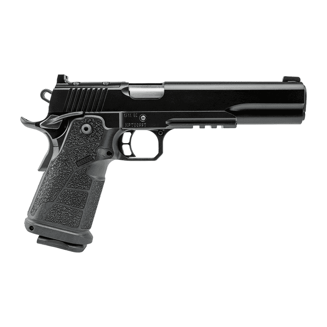 Kimber Mfg, Inc 3600304 DS Warrior 10mm Auto 18+1 6" Matte Stainless Barrel, KimPro Black Optic Cut/Serrated Slide Kimber Mfg, Inc 3600304 DS Warrior 10mm Auto 18+1 6" Matte Stainless Barrel, KimPro Black Optic Cut/Serrated Slide