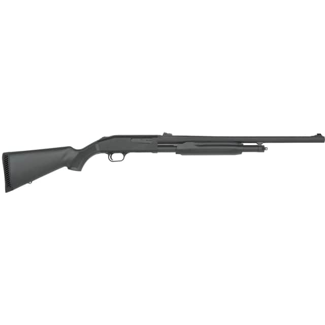 Mossberg 56424 500 Slugster 12 Gauge Pump 3" 5+1 24" Matte Blued Steel Barrel, Matte Blued Receiver Mossberg 56424 500 Slugster 12 Gauge Pump 3" 5+1 24" Matte Blued Steel Barrel, Matte Blued Receiver