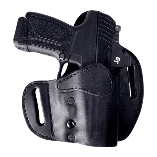 Urban Carry LLOWBRMR212BKR Signature LockLeather OWB Black Leather Fits 1911 3" RMR Right Hand Urban Carry LLOWBRMR212BKR Signature LockLeather OWB Black Leather Fits 1911 3" RMR Right Hand