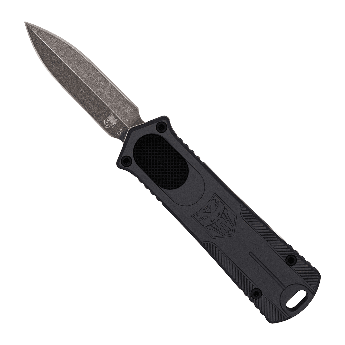CobraTec Knives 952GEN2BLKDAGNS 952 Gen II 2" OTF Dagger Plain Anodized D2 Steel Blade CobraTec Knives 952GEN2BLKDAGNS 952 Gen II 2" OTF Dagger Plain Anodized D2 Steel Blade